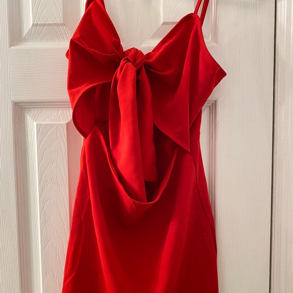 Red Tobi cutout dress (size XS)